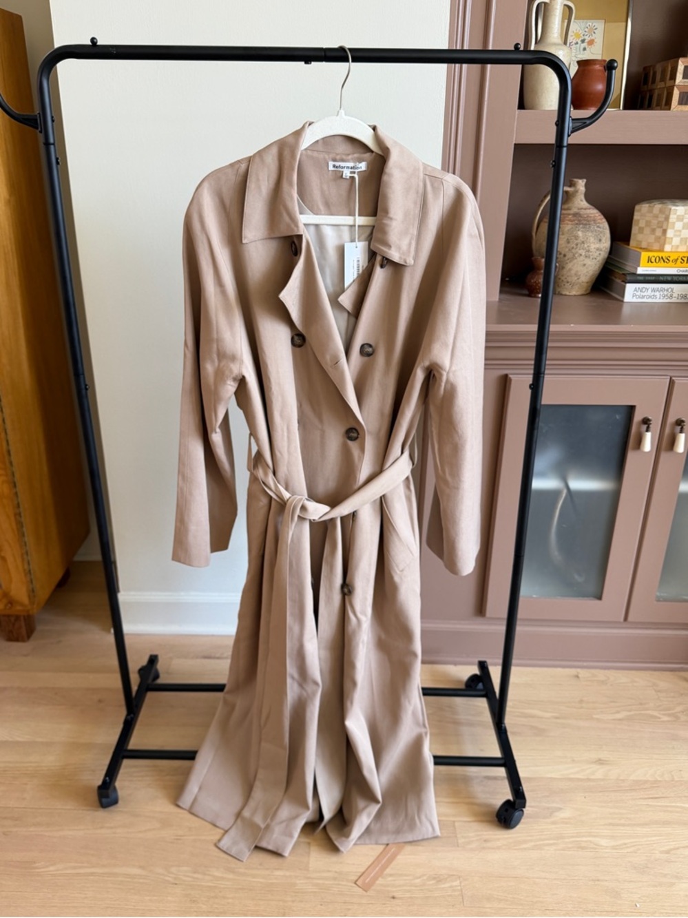 Reformation Kensington Trench Coat NWT
